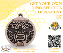 Load image into Gallery viewer, Dino Bee Club 2023 Ornament