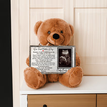 Load image into Gallery viewer, First Mother's Day Teddy Bear with 10x6 Sign- PERSONALIZED - PRICE INCLUDES FREE SHIPPING