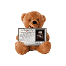 Load image into Gallery viewer, First Mother's Day Teddy Bear with 10x6 Sign- PERSONALIZED - PRICE INCLUDES FREE SHIPPING