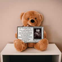 Load image into Gallery viewer, First Mother's Day Teddy Bear with 10x6 Sign- PERSONALIZED - PRICE INCLUDES FREE SHIPPING