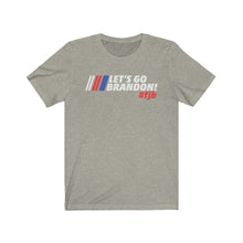 Load image into Gallery viewer, Let's Go Brandon Nascar Themed FJB Unisex Jersey Short Sleeve T-Shirt