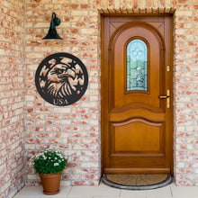 Load image into Gallery viewer, American Eagle Flag Metal Wall Art