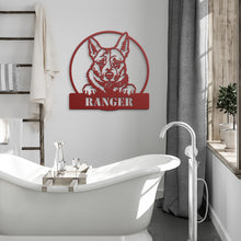 Load image into Gallery viewer, Australian Shepherd-Heeler Metal Wall Art