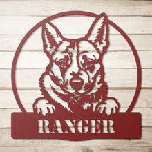 Load image into Gallery viewer, Australian Shepherd-Heeler Metal Wall Art