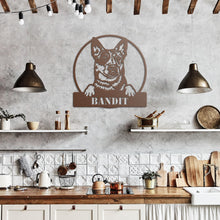 Load image into Gallery viewer, Australian Shepherd Metal Wall Art