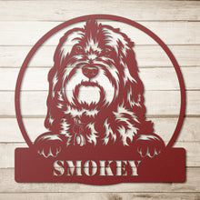 Load image into Gallery viewer, Bernedoodle Metal Wall Art