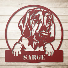 Load image into Gallery viewer, Bloodhound Metal Wall Art