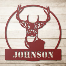 Load image into Gallery viewer, Buck Mule Deer Metal Wall Art