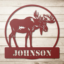Load image into Gallery viewer, Bull Moose Metal Wall Art
