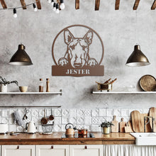 Load image into Gallery viewer, Bull Terrier Metal Wall Art