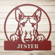 Load image into Gallery viewer, Bull Terrier Metal Wall Art