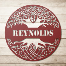 Load image into Gallery viewer, Celtic Family Tree Metal Wall Art
