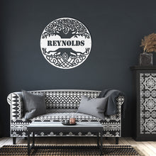 Load image into Gallery viewer, Celtic Family Tree Metal Wall Art
