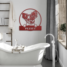 Load image into Gallery viewer, Chihuahua Metal Wall Art