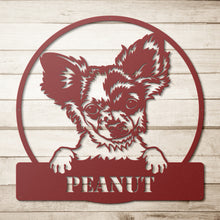 Load image into Gallery viewer, Chihuahua Metal Wall Art