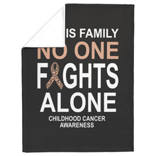 Load image into Gallery viewer, Childhood Cancer Awareness Blanket