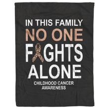 Load image into Gallery viewer, Childhood Cancer Awareness Blanket