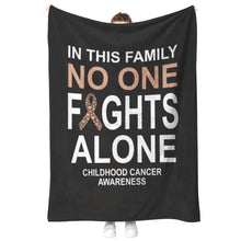 Load image into Gallery viewer, Childhood Cancer Awareness Blanket