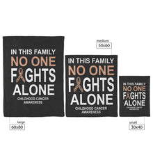 Load image into Gallery viewer, Childhood Cancer Awareness Blanket