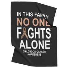 Load image into Gallery viewer, Childhood Cancer Awareness Blanket
