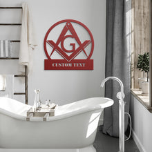 Load image into Gallery viewer, Free Mason Metal Wall Art