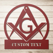 Load image into Gallery viewer, Free Mason Metal Wall Art