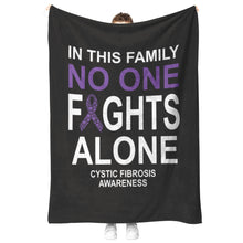 Load image into Gallery viewer, Cystic Fibrosis Awareness Blanket