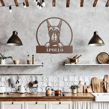 Load image into Gallery viewer, Doberman Metal Wall Art