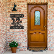 Load image into Gallery viewer, Don't Tread On Me Metal Wall Art