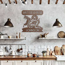 Load image into Gallery viewer, Don't Tread On Me Metal Wall Art