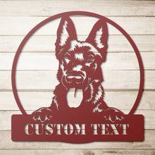 Load image into Gallery viewer, Dutch Shepherd Metal Wall Art