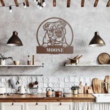 Load image into Gallery viewer, English Bulldog Metal Wall Art