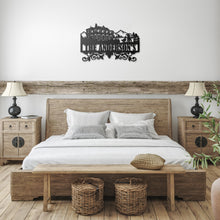 Load image into Gallery viewer, Family Name Or Address Metal Wall Art Sign