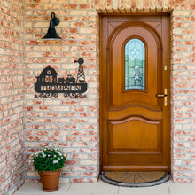 Load image into Gallery viewer, Farmhouse Monogram Metal Wall Art