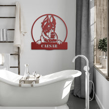 Load image into Gallery viewer, Fox Terrier Metal Wall Art