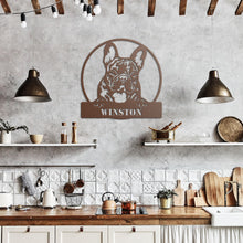 Load image into Gallery viewer, French Bulldog Metal Wall Art