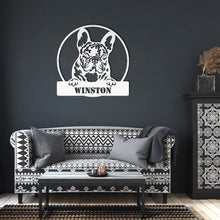 Load image into Gallery viewer, French Bulldog Metal Wall Art
