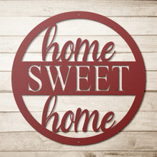 Load image into Gallery viewer, Home Sweet Home Metal Wall Art