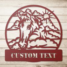 Load image into Gallery viewer, Horse Memorial Metal Wall Art