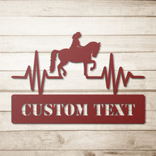 Load image into Gallery viewer, Horse Riding Lover Metal Wall Art