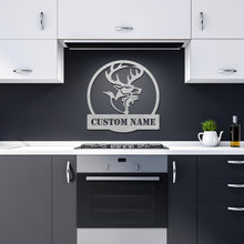 Load image into Gallery viewer, Hunting & Fishing Monogram Metal Wall Art