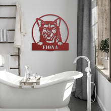 Load image into Gallery viewer, Husky Metal Wall Art