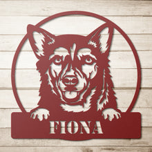Load image into Gallery viewer, Husky Metal Wall Art