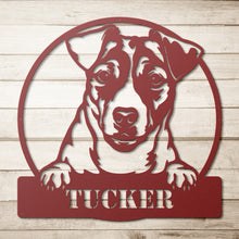Load image into Gallery viewer, Jack Russell Terrier Metal Wall Art