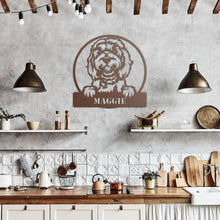 Load image into Gallery viewer, Labradoodle Metal Wall Art