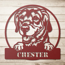 Load image into Gallery viewer, Labrador Retriever Metal Wall Art