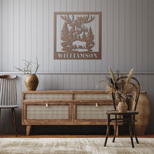 Load image into Gallery viewer, Moose Metal Wall Art