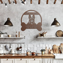 Load image into Gallery viewer, Peeking French Bulldog's House Metal Wall Art