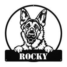 Load image into Gallery viewer, German Shepherd Metal Art