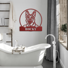 Load image into Gallery viewer, German Shepherd Metal Art